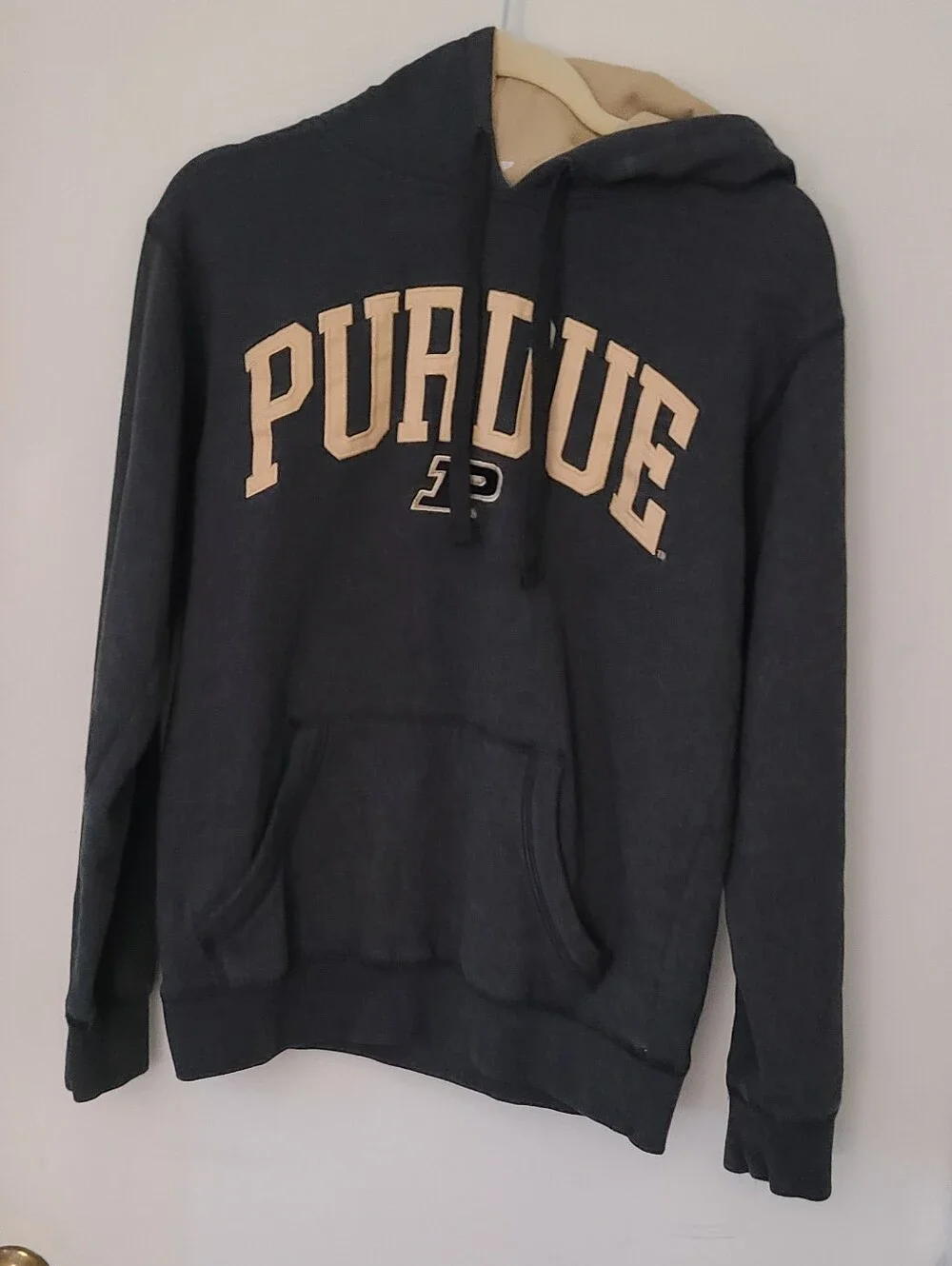 Purdue University Hoodie Men’s Small Russell Athletics Gray Pullover Sweatshirt